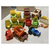 FISHER PRICE LITTLE PEOPLE CONSTRUCTION VEHICLES
