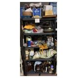 CONTENTS OF ENTIRE JAM-PACKED SHELVING UNIT,