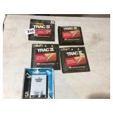 4 PACKS OF NEW OLD STOCK TRAC II GILLETTE RAZOR