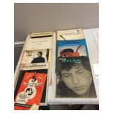 MUSIC BOOKS FOR GUITAR INC BOB DYLAN, ETC.