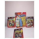 X-MEN FIGURES 4 FIGURES.