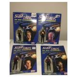 STAR TREK 4 ACTION FIGURES.