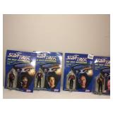 STAR TREK 4 FIGURES.
