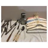 KITCHEN UTENSILS, HANGERS, ETC.