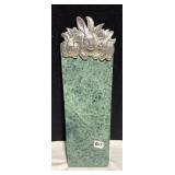 ARTHUR COURT 1986 MARBLE CUTTING BOARD WITH METAL