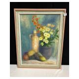 ORIGINAL OIL ON CANVAS SIGNED M WRIGHT, 22X28