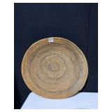 HAND WOVEN BASKET, 18"
