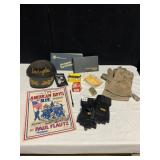 VINTAGE MESH LOS ANGELES HAT, ROUND BALL BULLETS,