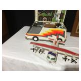 MICROMACHINES VAN AND AIRPLANE