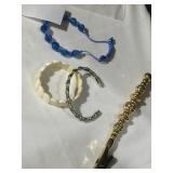 CZ BRACELETS 2, CUFF BRACELET, BEADED ETC.