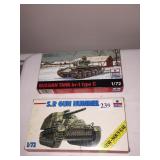 S.R. GUN HUMMEL TANK MODEL & RUSSIAN TANK KV-1