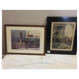 PICTURES INC, PEOPLE ON STAIRS, BUILDING WITH