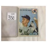 1954 TOPPS #37 WHITEY FORD VG CONDITION