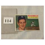 1956 TOPPS #240 WHITEY FORD, NICE CONDITION, NO