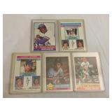 5 DIFFERENT 1976 TOPPS BASEBALL HALL OF FAMERS