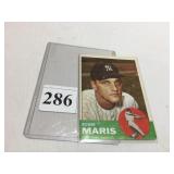 1963 TOPPS #120 ROGER MARIS, NOTE: SOME SURFACE