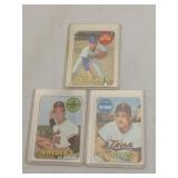 3 DIFFERENT 1969 TOPPS HALL OF FAMER CARDS