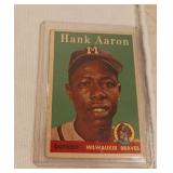 1958 TOPPS #30 HANK AARON VG CONDITION