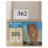 1968 TOPPS #370 HANK AARON ALL STAR EX CONDITION