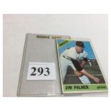 1966 TOPPS #126 JIM PALMER ROOKIE CARD BALTIMORE