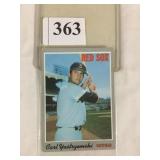 1970 TOPPS #10 CARL YASTRZEMSKI LIGHT FRONT