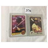 TWO 1983 TONY GWYNN ROOKIE CARDS DONRUSS #598 AND