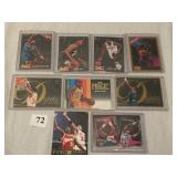 9 DIFFERENT SKYBOX/HOOPS BASKETBALL INSERT CARDS,