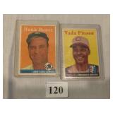 1958 TOPPS #420 VADA PINSON ROOKIE AND 1958 TOPPS
