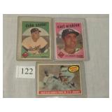 3 - 1959 TOPPS #20 DUKE SNIDER, #217 AND #469