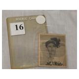 1948 BOWMAN #2 EWELL BLACKWELL ROOKIE CARD