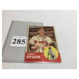 1963 TOPPS #320 WARREN SPAHN (HOF)