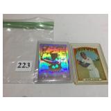 1972 TOPPS #299 HANK AARON (HOF) PLUS 1991 UPPER