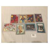 8 NON-SPORTS CARDS INCLUDING SUPERMAN, MARILYN