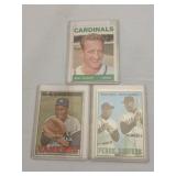 3 DIFFERENT TOPPS STAR CARDS INCLUDING UECKER,