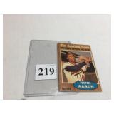 1962 TOPPS #394 HANK AARON (HOF) ALL STAR