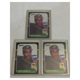 3 - 1987 DONRUSS #361 BARRY BONDS ROOKIE CARDS