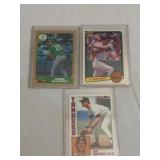 3 STAR ROOKIE CARDS, NOTE 1984 MATTINGLY HAS