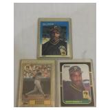 3 - 1987 BARRY BONDS ROOKIE CARDS INCLUDING FLEER