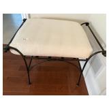 IRON BASE VANITY BENCH 27" W X 19" X 20" H