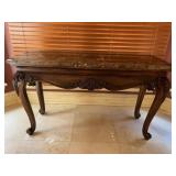 MARBLE TOP ENTRANCE TABLE 51" W X 18" D X 30" H