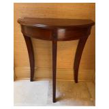 INLAY CHERRY FLAT WALL TABLE 23" W X 12" D X 28"