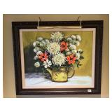 ORIGINAL PAINTED ON CANVAS 38" X 32" BY PAT