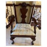 HENKEL HARRIS MAHOGANY CHIPPENDALE STYLE