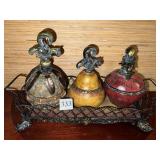 THREE STORAGE CONTAINERS W/ 16" DOUBLE HANDLE