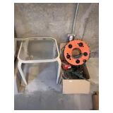 OUTDOOR LIGHT, LIGHT REEL, SIDE TABLE