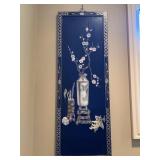 3 ORIENTAL PLAQUES RAISED DESIGN W/ HAND