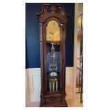GRANDFATHER CLOCK HERSCHEDE MAN OVER THE MOON 24"
