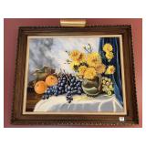 WORLD TRAVELED ARTIST SIGNED LL PAT HUDAK 30.5 X