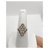 10K -P RING DIAMOND RING SZ. 7.5- 2.52 DWT