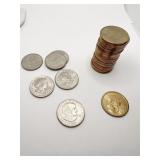 MIXED SACAJEWA DOLLAR AND SUSAN B ANTHONY DOLLARS